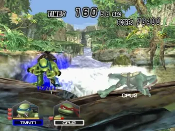 Teenage Mutant Ninja Turtles screen shot game playing